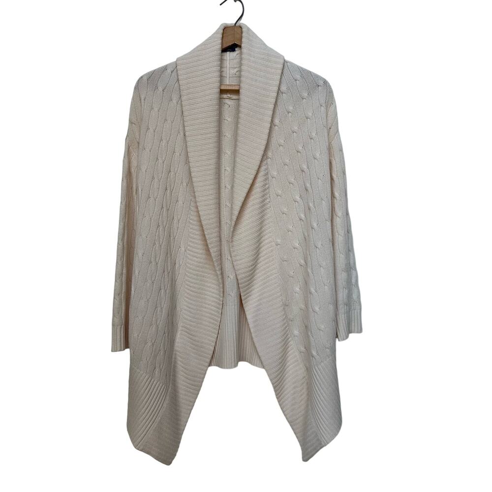 Polo by Ralph Lauren Cream Cable Knit Cardigan